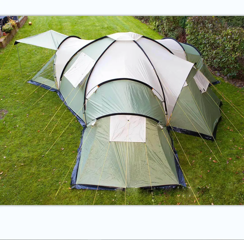 3 zimmer 10 person extra große familie camping zelt für outdoor