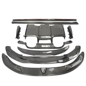 Kit de Carrocería de Alta Calidad Estilo PSM de Fibra de Carbono, Parachoques Delantero y Trasero, Faldones Laterales, Alerón Trasero, Piezas Aerodinámicas de Carreras para BMW F80 M3 F82 M4 - Product Image 1