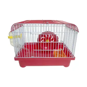 HC-M008Hamster kafes aksesuarları ucuz küçük fare evcil hayvan kafesi su çeşmesi besleyici yetiştiriciliği ile satılık