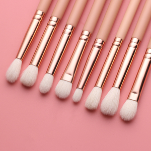 BEILI-brochas de maquillaje personalizadas, juego de brochas de maquillaje de base, color rosa, 25 unidades - Product Image 5
