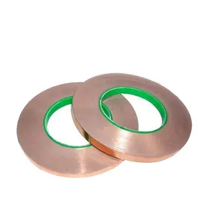 High Frequency Transmission Copper Foil Tape Transformers Single Sided Pressure Sensitive Acrylic Heat-Resistant Masking