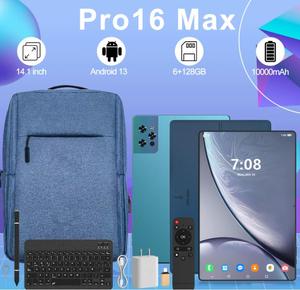 Pro 16 Max 14-Inch <span class=keywords><strong>Android</strong></span> 15 Máy Tính Bảng PC 5G Wifi 512GB Lưu Trữ 12GB Làm Việc Bàn Phím Điều Khiển Từ Xa 10 Core GSM Độn Mới - Product Image 4