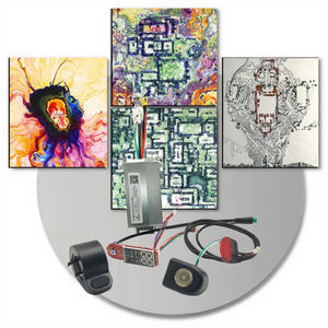 Kit d'accessoires pour trottinette électrique Mijia <span class=keywords><strong>Xiaomi</strong></span> <span class=keywords><strong>M365</strong></span> <span class=keywords><strong>PRO</strong></span> 36V 350W 8,5 pouces avec pièces et roues de trottinette - Product Image 2