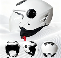 Casque Jet Ouvert 3/4 Jaune Néon Tendance MD-202 Certifié ECE 22.06 Coque ABS Haute Résistance Nouvelle Taille XL pour Vendeurs FBA