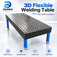 Table de soudage 3D Meisida nouvelle génération D16/D28 - Plateforme de soudage modulaire en fonte robuste, kits de fixation complets, directement de l'usine