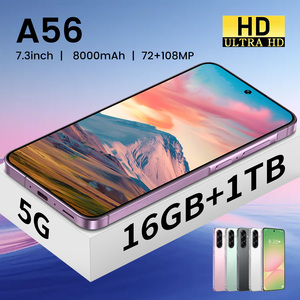 Hot bán A56 điện thoại thông minh deca-core CPU 108mp phía sau máy ảnh HD 7.3 inch màn hình <span class=keywords><strong>Dual</strong></span> <span class=keywords><strong>Sim</strong></span> 16GB + 1TB Bộ nhớ <span class=keywords><strong>Android</strong></span> 14 Mobilephone - Product Image 5