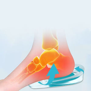 Bantalan Tumit Silikon PU, Gel Heel Cup, Sisipan Ortopedi, Perawatan Kaki, Bantalan Gel, Sol Sepatu - Product Image 3