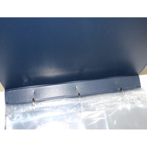 Porte-documents à pochettes perforées Hw/Haowei 360x230x40mm, couverture transparente en PVC, couleur orchidée, accessoire de classement - Product Image 1