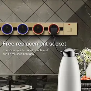 <span class=keywords><strong>Enchufes</strong></span> ocultos de mesa para reuniones multiusos Touchmi, enchufe de pared Usb, toma de corriente eléctrica, toma de riel <span class=keywords><strong>en</strong></span> la <span class=keywords><strong>encimera</strong></span> - Product Image 4