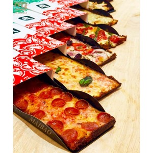 Scatola rettangolare rettangolare per Pizza e Corn per cani in cartone per alimenti cassetto scorrevole per panini da asporto stampa con laminazione opaca - Product Image 6
