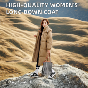 Cappotto Invernale da Donna di Alta Qualità, Caldo e Antivento, Taglie Grandi, Traspirante in Tessuto Lavorato a Maglia - Product Image 5