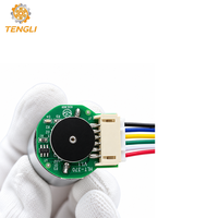 Moteur à courant continu à engrenages Tengli GM25-370 avec retour de capteur Hall 12V 24V, couple élevé pour la robotique et le contrôle PID