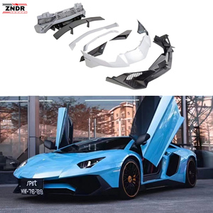 ชุดแต่งตัวถังคาร์บอนไฟเบอร์แบบแห้งสไตล์ LP750 SV สำหรับ Lamborghini Aventador LP700 720 740 อัพเกรดกันชนหน้า-หลังและสปอยเลอร์หลัง - Product Image 1