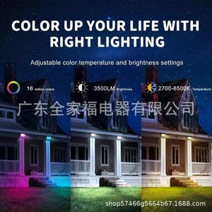 Projecteur RGB 25W IP66 avec contrôle par application pour éclairage extérieur de jardin et de scène - Product Image 5