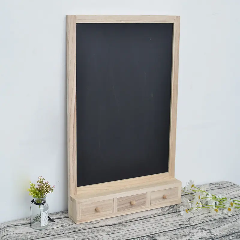 Houten Frame Schoolbord Grote Magnetische Rustieke Muur Schoolbord Krijt Boards Met Frame