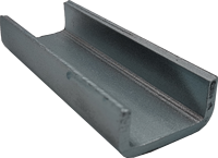 Support de poteau perforé en acier inoxydable toutes tailles, rail en acier profilé en C sur mesure, découpe, pliage, fabrication OEM