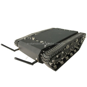 Mini theo dõi xe cao su Crawler kiểm tra di động nền tảng máy Robot - Product Image 2