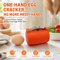 Nouveauté : Coupe-œuf créatif en silicone pour ouvrir les œufs durs ou crus – Ustensile de cuisine