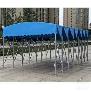 Easy to Install Mobile Pull Push Tent Retractable Awning, Folding Canopy PVC Tent PVC Shed, Experienced Manufactur - Product Image 6