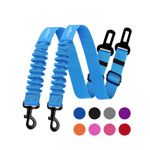 OEM Luxury Reflective Print <b>Dog</b> Seat Belts for Car Adjustable Nylon Restraint Safety Harness for <b>Dogs</b> - Product Image 5