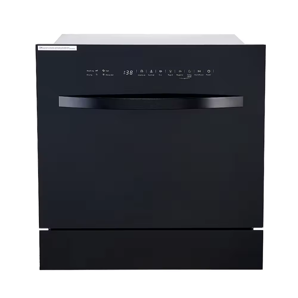 8 Sets of Built in 8 Programs LED Touch Control Stainless Steel Inner Dishwasher Dish Washer Machine