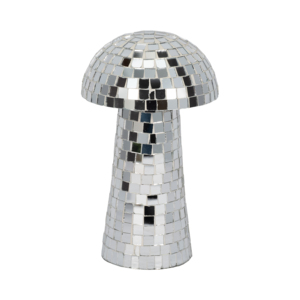 Figurine en mosaïque en forme de champignon, sculpture miroir pour la décoration de la maison, salon, salle de bain, bureau, décoration d'étagère, pièce d'art moderne - Product Image 1