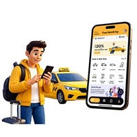 Application mobile de réservation de taxis en Thaïlande pour une commande de trajet facile, suivi GPS en temps réel, paiements sécurisés, transferts urbains fiables, compatible MAC