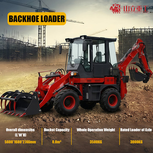 Chargeuse-pelleteuse <span class=keywords><strong>mini</strong></span>-excavatrice à moteur diesel 4x4, équipement de construction compact haute efficacité, vente directe usine - Product Image 1