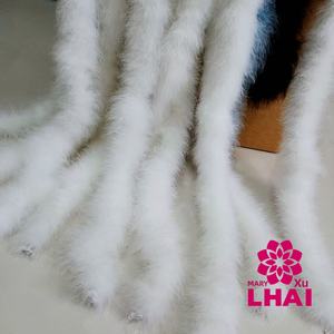 Boa di Piume di Tacchino Spesse 30g 45g 2 Metri, Boa di Piume di Marabù, Boa di Piume di Tacchino per Spettacoli di Danza, Feste e Performance sul Palco - Product Image 2