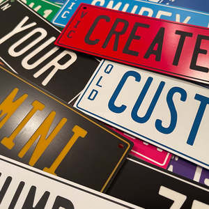 American Bike Metal <span class=keywords><strong>Mini</strong></span> nombre niños matrícula para bicicletas en relieve logotipo personalizado bicicleta nombre placas - Product Image 4