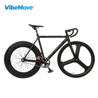 Vélo de piste à vitesses fixes SNM100 en alliage de magnésium, vélo de montagne à trois roues, vélo monovitesse double pour adultes