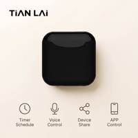 Pengendali Jarak Jauh Tianlai UFO-R4Z Tuya Zigbee IR 38KHz Infrared Blaster Smart Home Hub untuk TV AC Kipas Proyektor Kontrol Suara