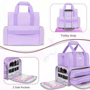 Échantillon gratuit Organisateur de vernis à ongles-Peut contenir 30 bouteilles Organisateurs et stockage de vernis à ongles double couche - Product Image 4