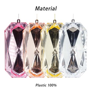 Nhà Máy Bán Buôn Nhà Giáng Sinh Trang Trí Handmade Jewel Acrylic Đá Quý Nhiều Màu Cướp Biển Kho Báu Nhựa Nhân Đôi Sequined - Product Image 3