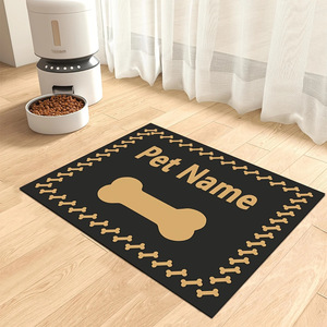Customized Pet <b>Mat</b> Rectangle Diatomaceous Earth Anti-Slip Stain Resistant <b>Splash</b> Proof Easy To Clean For Cat Dog Feeding - Product Image 5