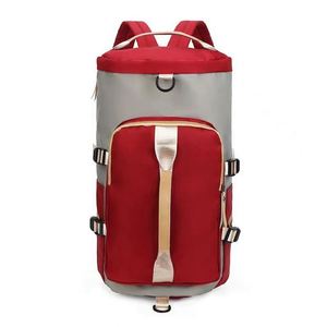Free Sample <b>Travel</b> <b>bag</b>, large capacity, multifunctional portable shoe compartment, round bucket, single shoulder <b>backpack</b> - Product Image 3