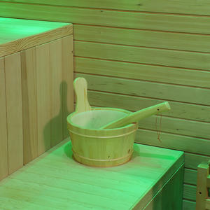 Sauna à vapeur extérieur en bois de pruche pour 4 personnes, utilisation en jardin - Product Image 4