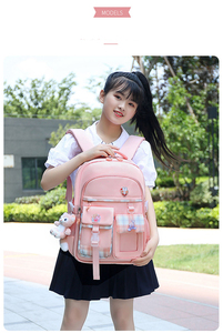 Mochila Escolar Ligera para Niños 2023, Impermeable, con Diseño de Dibujos Animados, para Niñas y Adolescentes, Novedad en Mochilas Escolares - Product Image 6