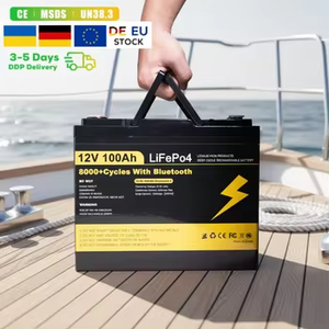 Stock UE - Vente Flash : Systèmes de Stockage d'Énergie Solaire LiFePO4 12V 24V 200Ah à État Solide avec BMS - Batterie Haute Capacité - Product Image 1