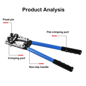 Heavy Duty Cable Lug <b>Crimping</b> <b>Tool</b>, Large Y/O Copper Terminal Crimper Hand Pliers for 6-150mm² <b>Wire</b> Terminal Crimp Connection - Product Image 5