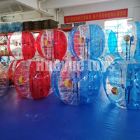 Vente chaude Adulte PVC Corps Zorb Pare-chocs Balle Costume Gonflable Bulle Football Ballon De Football Dodge Ball