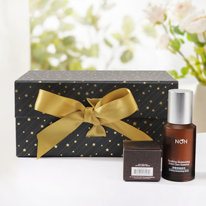 Boîte d'emballage à fermeture magnétique pour soins de la peau boîtes cadeaux magnétiques avec ruban - Product Image 2