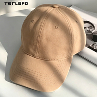 Gorra de Béisbol de 6 Paneles con Logotipo Personalizado, Gorra de Sarga de Algodón al por Mayor con Forro Naranja en Contraste, Fabricante
