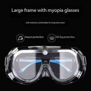 透明防霧傷防止安全ゴーグル工業用構造ダストスプラッシュ保護メガネ - Product Image 3