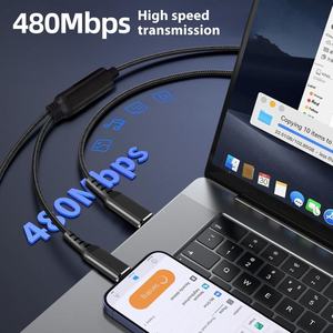 <span class=keywords><strong>สาย</strong></span><span class=keywords><strong>ชาร์จ</strong></span> Type-C ได้รับการรับรองมาตรฐาน PD แบบถักไนลอน สำหรับ iPhone 12 13 14 iPad Airpods <span class=keywords><strong>ชาร์จ</strong></span>เร็ว ถ่ายโอนข้อมูล ทองแดงบริสุทธิ์เคลือบดีบุก - Product Image 1