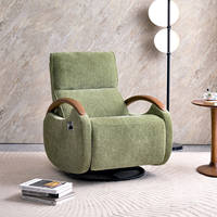 Fauteuil inclinable ergonomique multifonctionnel haut de gamme, moderne et pivotant, pour salon, bureau ou chambre à coucher