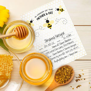 Honey Bumble Bee Themed <strong>Party</strong> Supplies Invites with Envelopes Baby Shower <strong>Invitations</strong> for <strong>Boys</strong> or Girls - Product Image 6