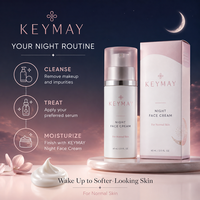Crème de nuit pour le visage à l'escargot 60 ml, filtrat d'escargot, glycérine, texture riche, hydratation profonde, nourrissante, éclaircissante, pour tous types de peau