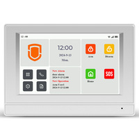 Système d'Alarme de Sécurité Anti-Cambriolage Sans Fil Wolf-Guard pour Maison, avec Écran IPS Pleine Couleur 7 Pouces, WiFi+4G GSM SMS, Compatible Tuya Smart Life