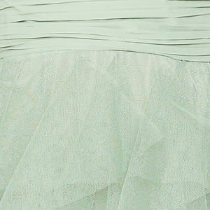 <span class=keywords><strong>Robe</strong></span> élégante en tulle à volants avec encolure torsadée et une épaule <span class=keywords><strong>vert</strong></span> <span class=keywords><strong>sauge</strong></span> pour <span class=keywords><strong>demoiselle</strong></span> <span class=keywords><strong>d</strong></span>'<span class=keywords><strong>honneur</strong></span> - Product Image 4